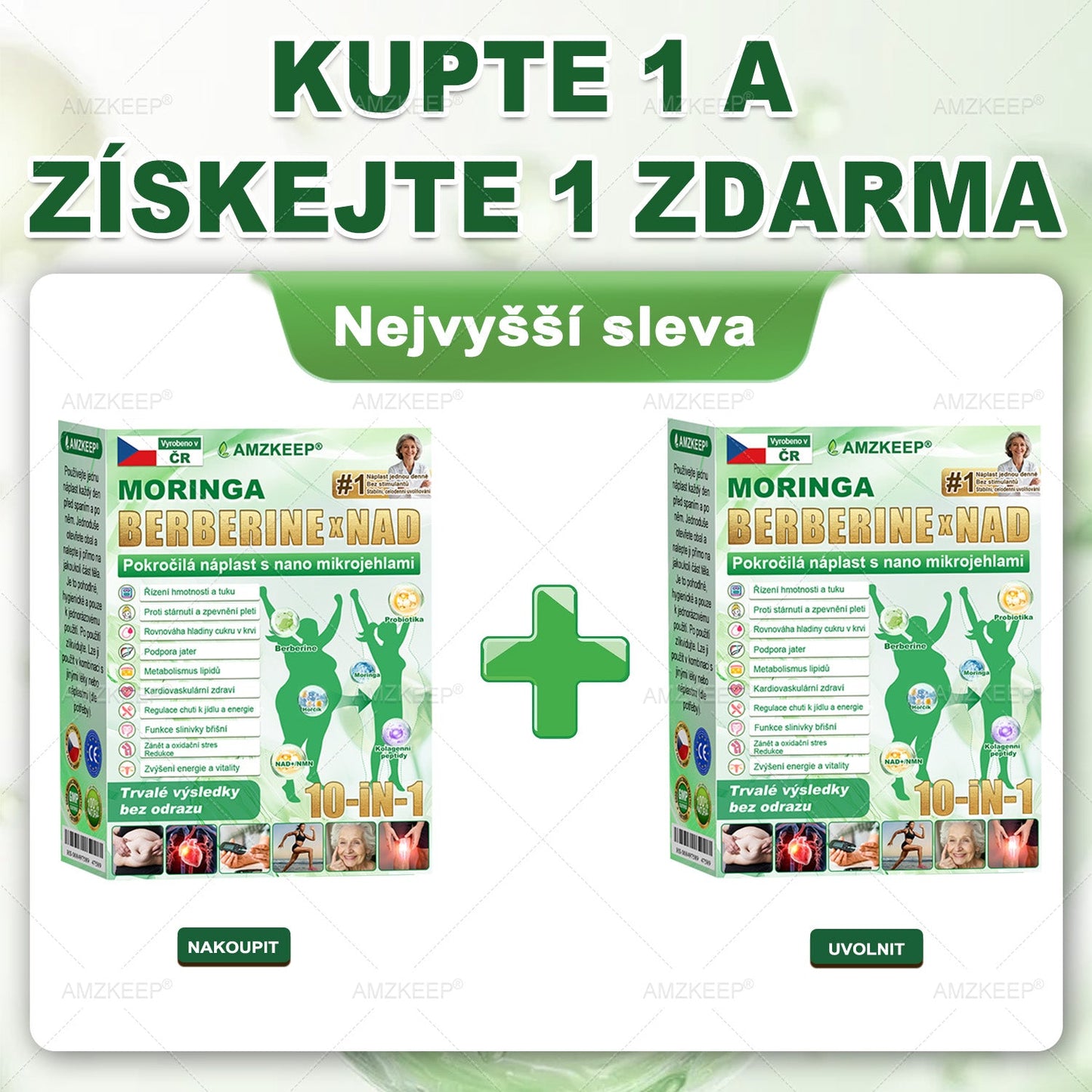 🔥 Odemčete si 50% vylepšení! Než se vrátíte do objednávky, přidejte si položku z 𝐀𝐌𝐙𝐊𝐄𝐄𝐏® a co nejdříve posuňte svou rutinu na další úroveň. ⏳ Tato překvapivá nabídka zmizí v okamžiku, kdy opustíte tuto stránku.