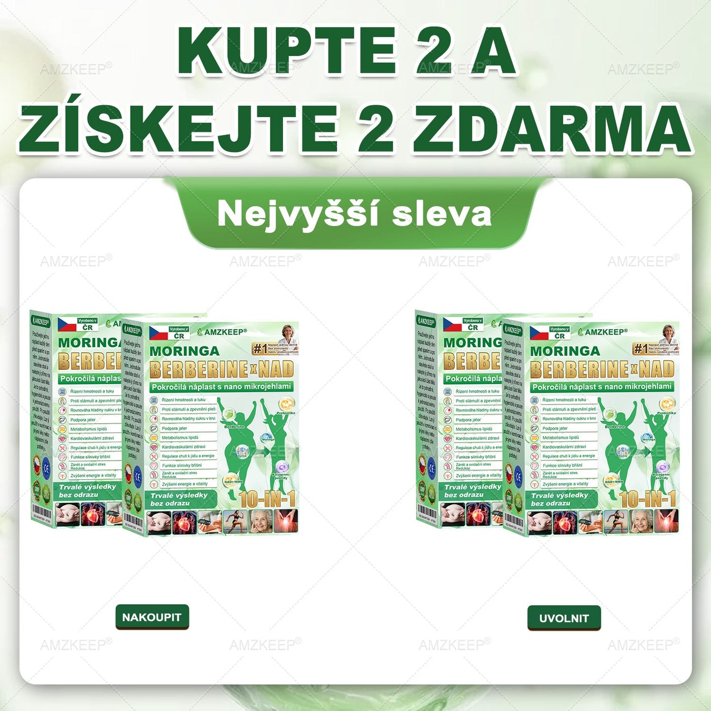 🔥 Odemčete si 50% vylepšení! Než se vrátíte do objednávky, přidejte si položku z 𝐀𝐌𝐙𝐊𝐄𝐄𝐏® a co nejdříve posuňte svou rutinu na další úroveň. ⏳ Tato překvapivá nabídka zmizí v okamžiku, kdy opustíte tuto stránku.